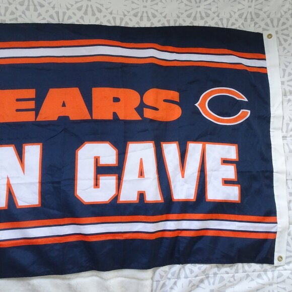 Chicago Bears Man Cave Banner 34X60 NWOT - Picture 3 of 3